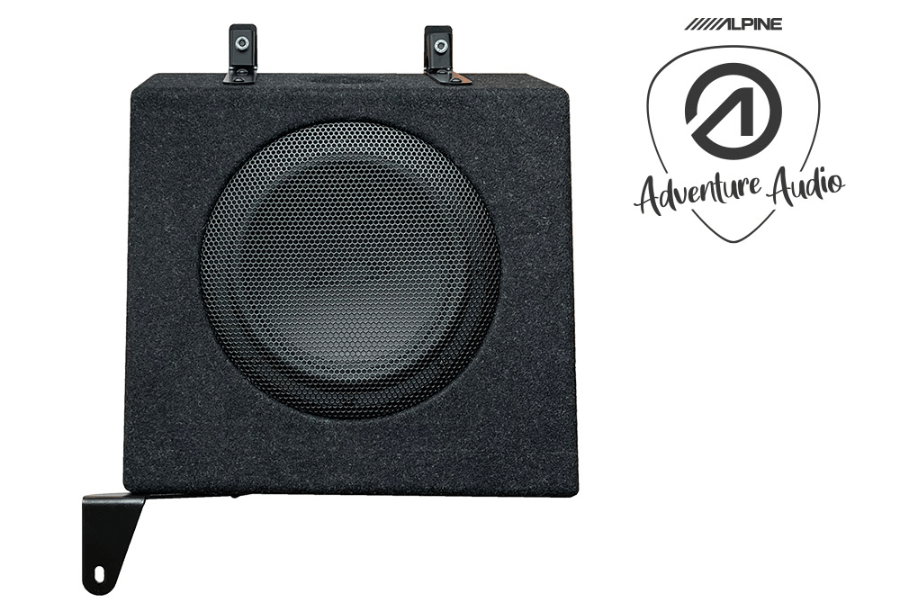 Alpine SWC-W84TRA7 8" Under-seat Subwoofer with Custom Enclosure for Ford Transit 7 Series