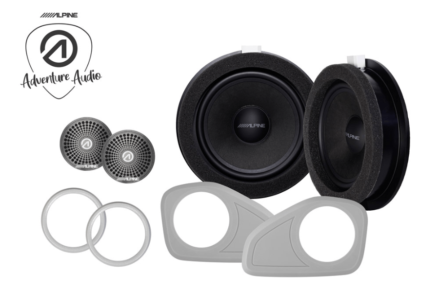 Alpine SPC-106TRA7 Front Speaker and Tweeter System for Transit/ Transit Custom/ Tourneo Custom