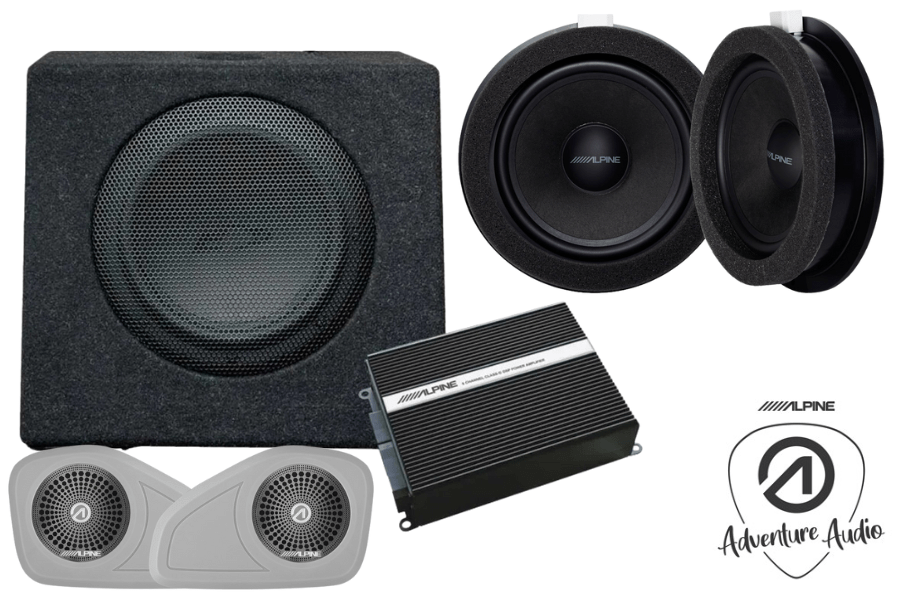 Alpine Adventure Audio Upgrade Package for Ford Transit 7, Transit 7 Custom & Tourneo 7 Custom