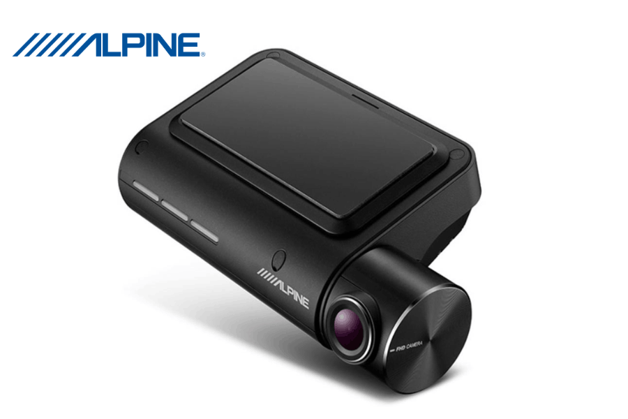 Alpine DVR-F800PRO Advanced Drive-Assist Dash Cam | Full HD 1080p, WiFi, GPS & ADAS