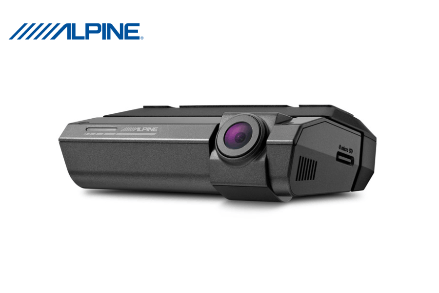Alpine DVR-F790 Connected Dash Cam with Docking Function | Full HD 1080p, WiFi, Parking Mode