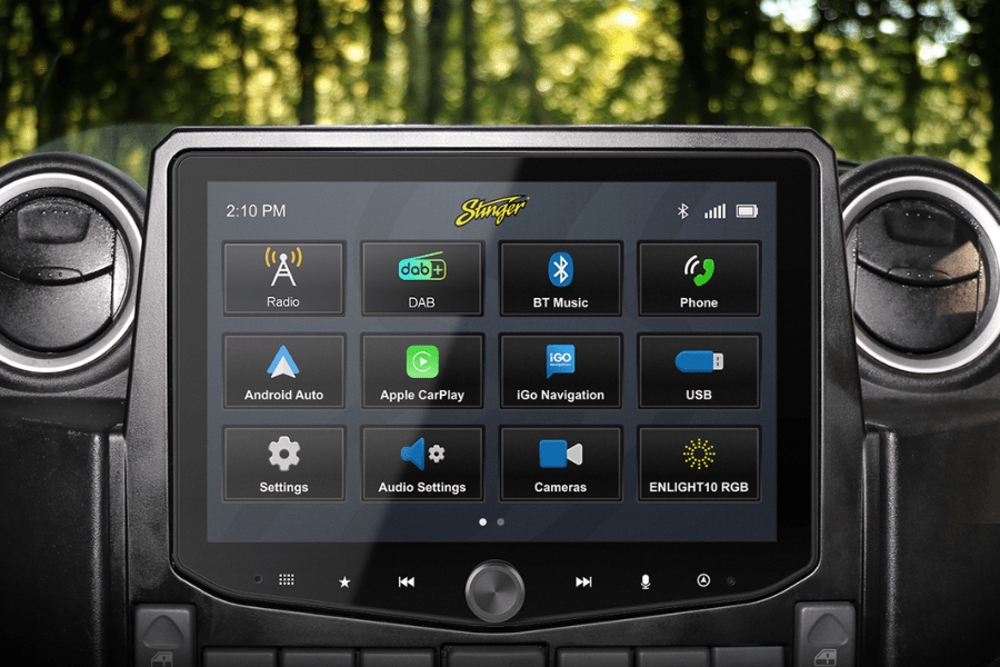 Land Rover Defender 2007–2016 HORIZON iX210E-LR1 10" Touchscreen Infotainment Kit