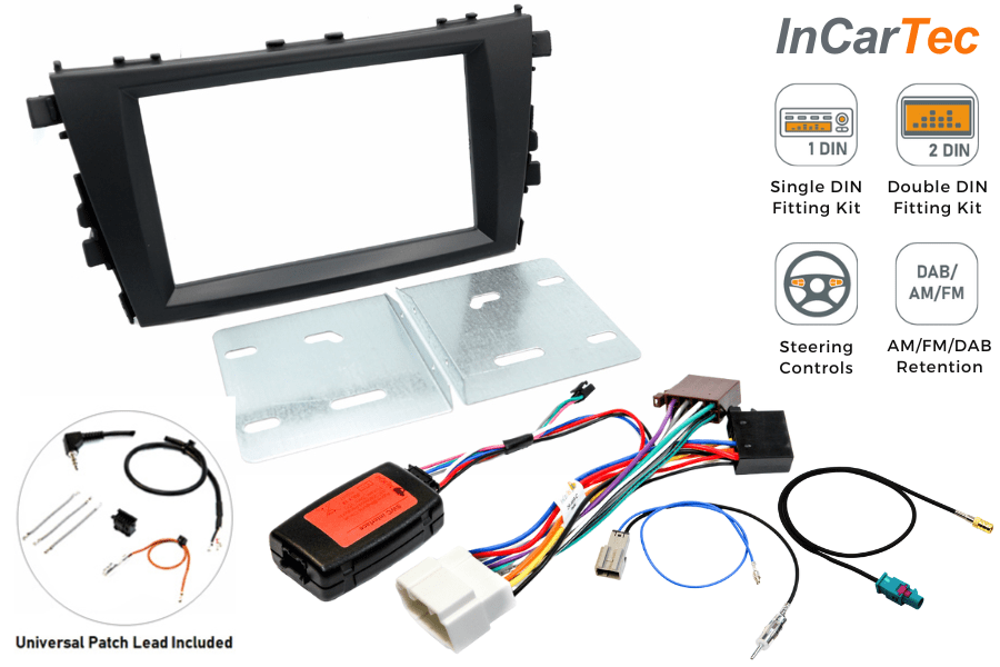 Suzuki Celerio (2014-2019) Single/Double DIN car stereo fitting kit (WITH SWC/DAB Retention)