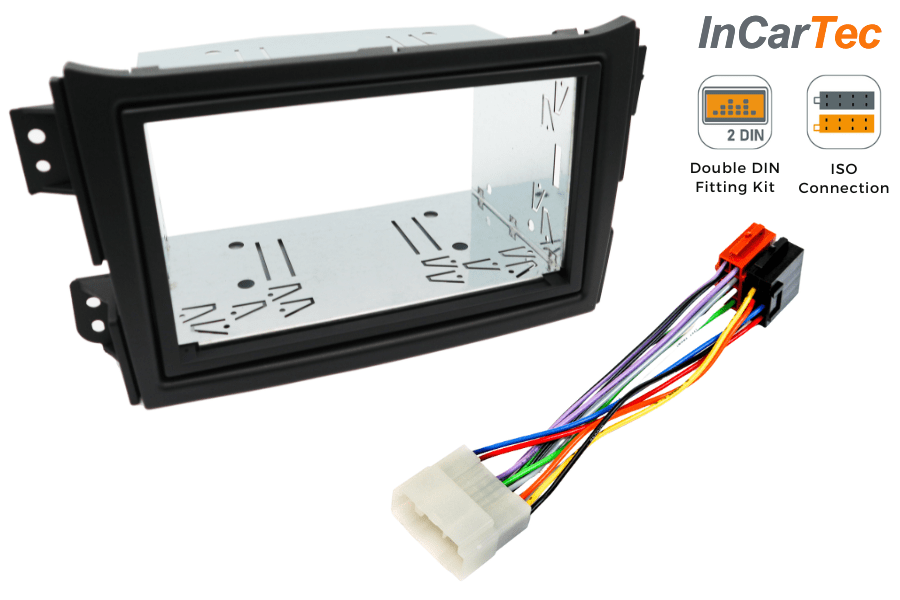 Suzuki Splash / Ritz (2008-2016) Double DIN Car Stereo Upgrade Fitting kit (WITHOUT SWC)