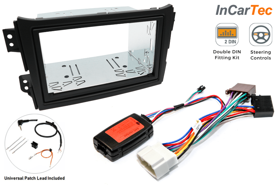 Vauxhall / Opel Agila (2008–2014) Double DIN Car Stereo Upgrade Fitting kit (WITH SWC)