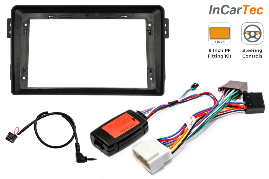 Suzuki Splash / Ritz / Vauxhall Agila Pioneer 9-inch Perfect Fit Stereo Fitting Kit (WITH SWC)