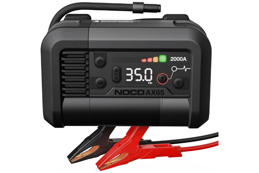 NOCO Boost+Air AX65 2000A Lithium Battery Jump Starter with Air Compressor Tyre Inflator