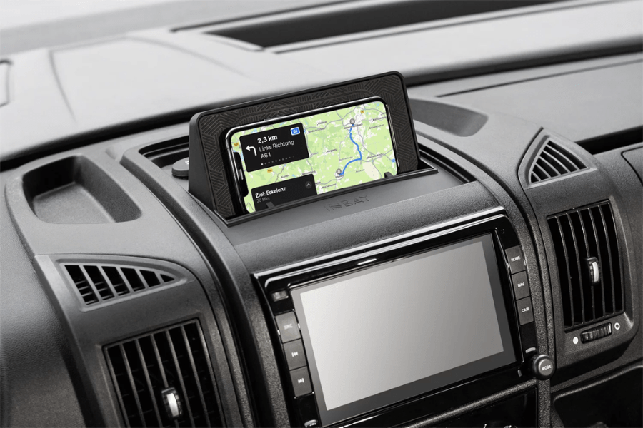 INBAY® Fiat Ducato & e-Ducato (2006–2024) van/ motorhome Wireless smartphone charging tray (15W)