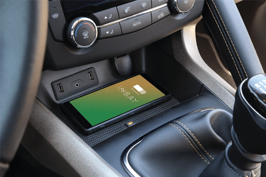 INBAY® Renault Kadjar (2015–2018) 10W Wireless smartphone charging pocket