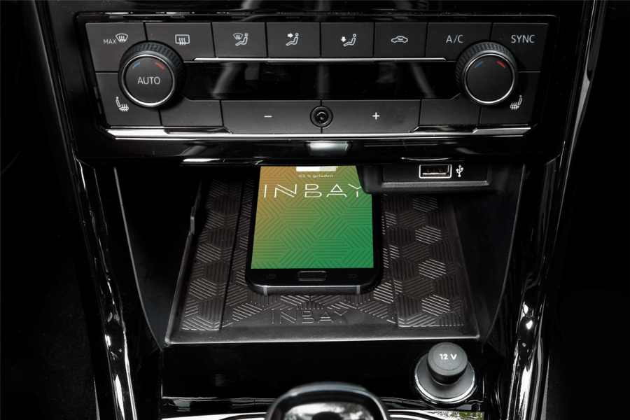 INBAY® VW Polo (17-24) & Taigo (21-24) 15W Wireless smartphone charging pocket