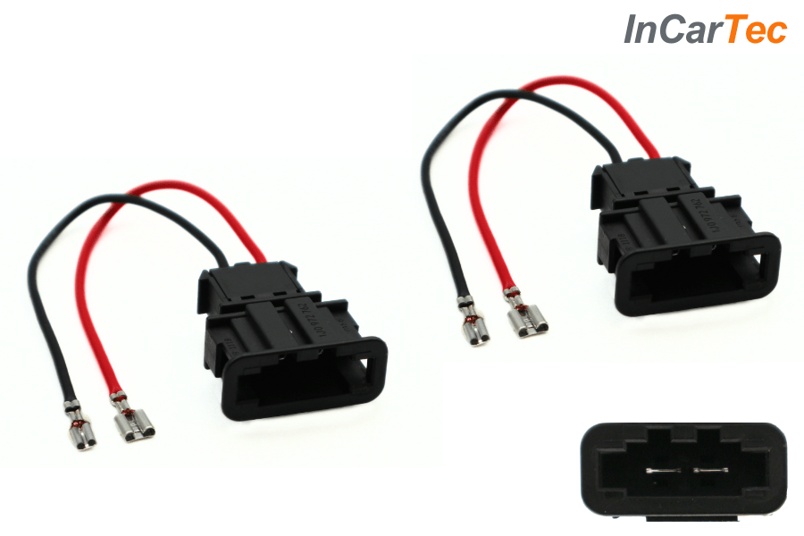 Porsche Boxster / Cayman / 911 (987/997) Car Audio Speaker Adapter Cables (Pair)