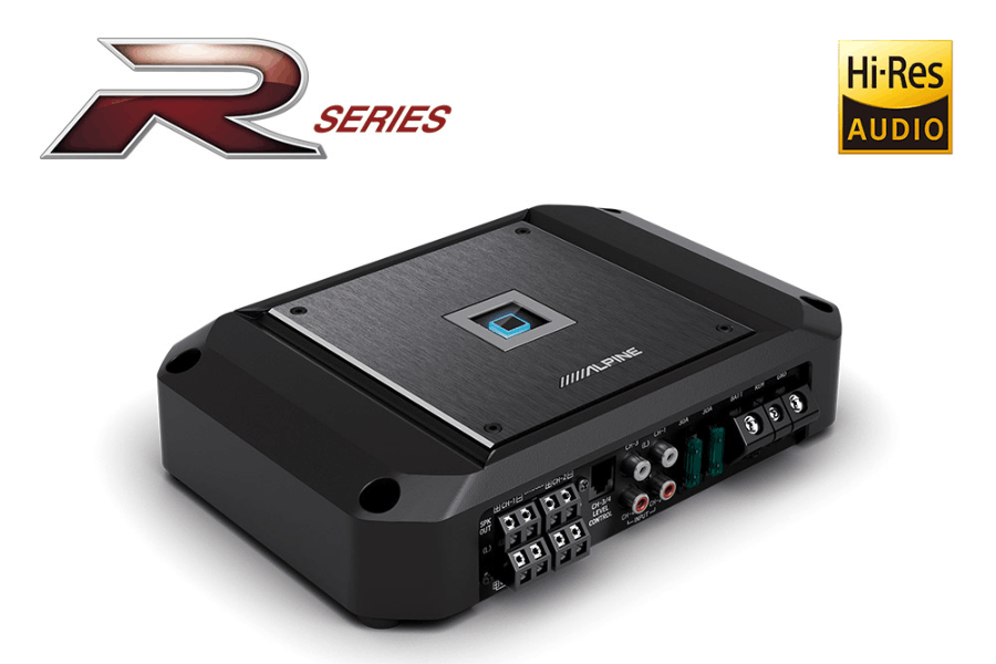 Alpine R2-A60F R-Series 4-Channel Hi-Res Class-D Power Amplifier