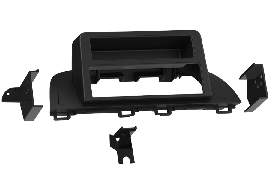 Mazda 3 (2014-2018) Single DIN car stereo fascia adapter (Matt Black)