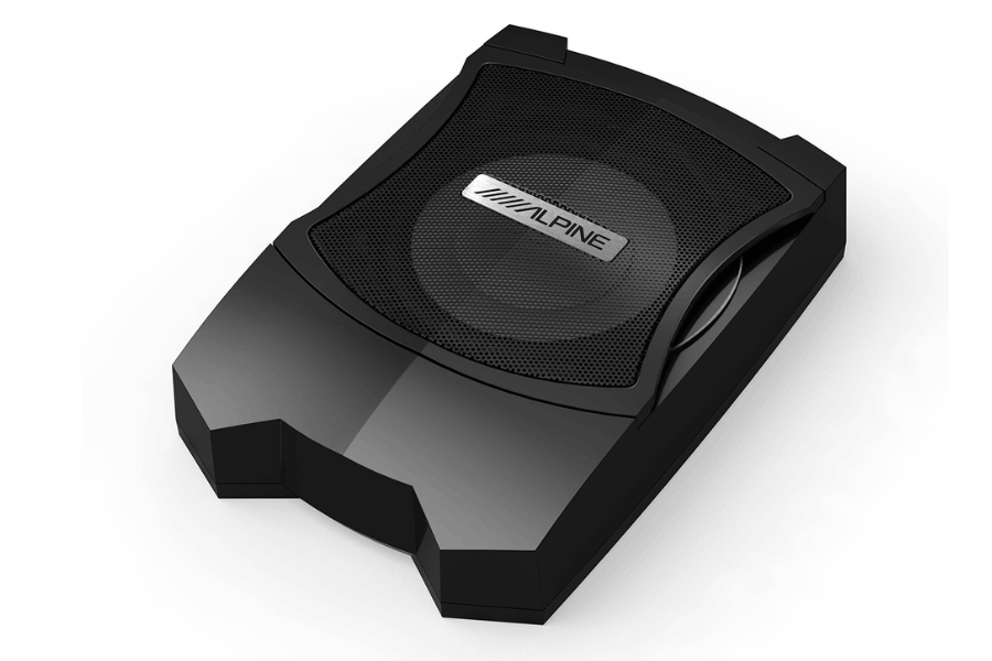 Alpine PWE-V80 – 8" (20cm) Active Under-Seat Amplified Subwoofer