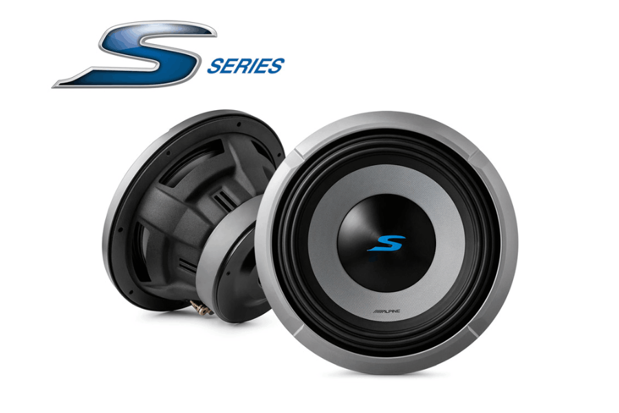 Alpine S2-W10D2 S Series 10" (25cm) 1800 Watt Subwoofer with dual 2-Ohm voice coils 