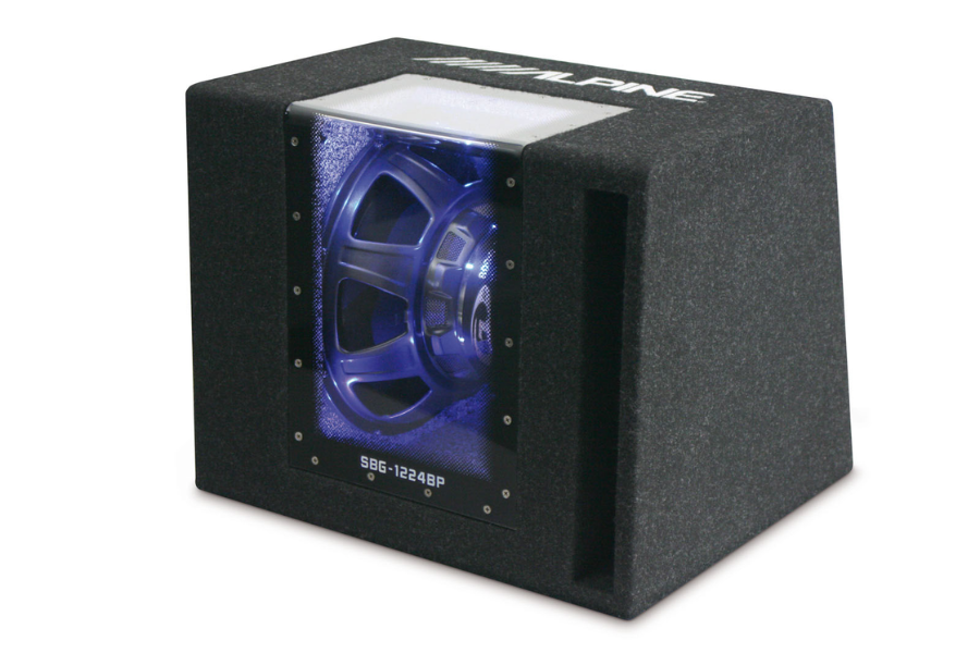 Alpine SBG-1224BP 12"/ 30cm Type-G Band-Pass Subwoofer Box – 800W (2Ohm)