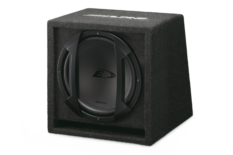 Alpine SBE-1044BR 10"/ 25cm Type-E Bass-Reflex Subwoofer Box – 500W (4Ohm)