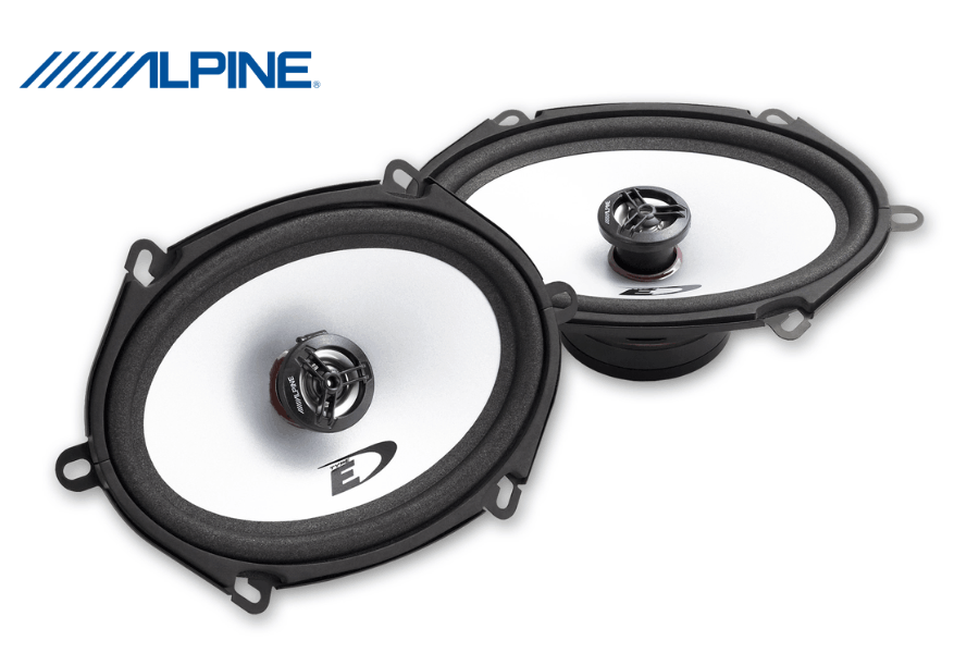 Alpine SXE-5725S 5x7” 2-Way Coaxial Car Speakers | 35W RMS