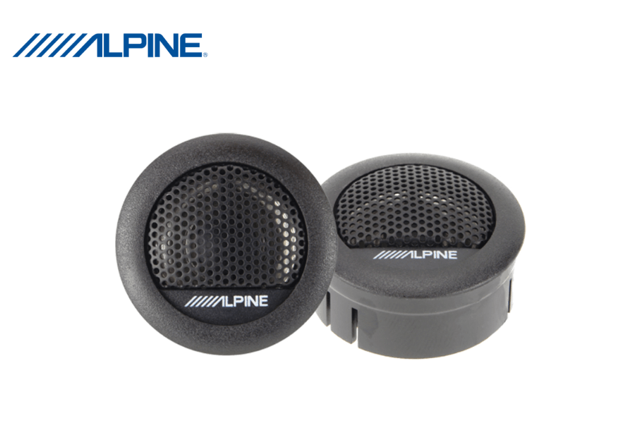 Alpine SXE-1006TW 3cm Mylar-Titanium Dome Tweeters