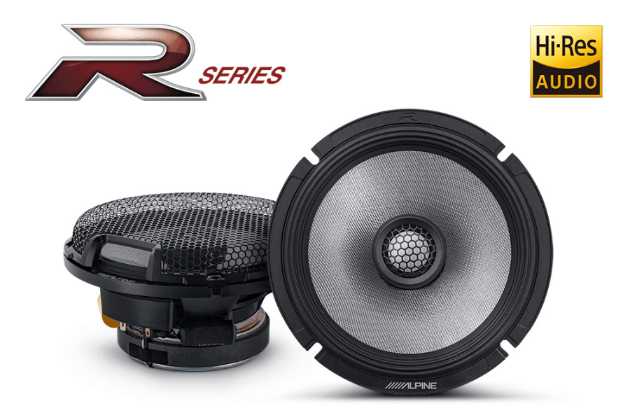 Alpine R2-S65 R-Series 6.5" (16.5cm) 2-Way Coaxial Car Speakers | 300W