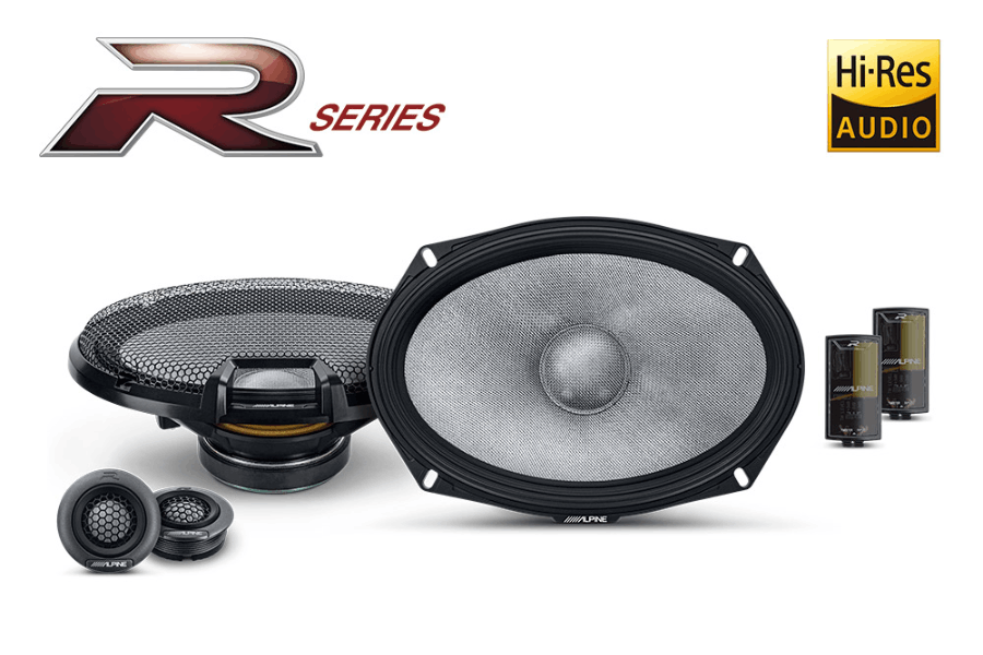 Alpine R2-S69C R-Series 6x9" (16×24 cm) 2-Way Component Car Speaker System | 300W