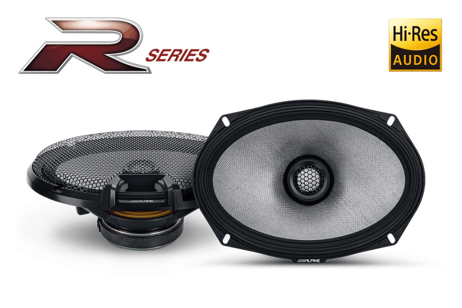 Alpine R2-S69 R-Series 6x9" (16×24 cm) 2-Way Coaxial Car Speakers | 300W