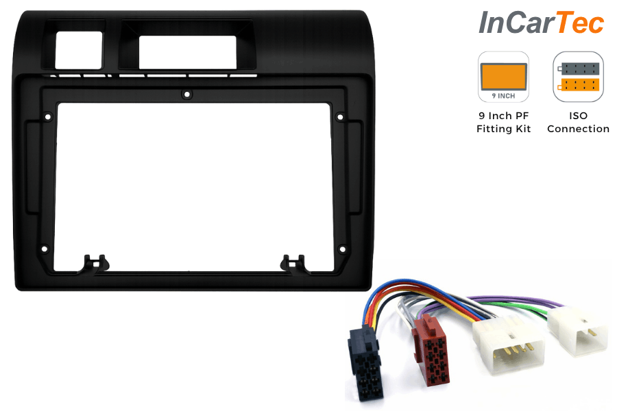 Toyota Landcruiser (2023 Onwards) 9-inch Perfect Fit Stereo Fitting Kit (Radio Prep Systems)