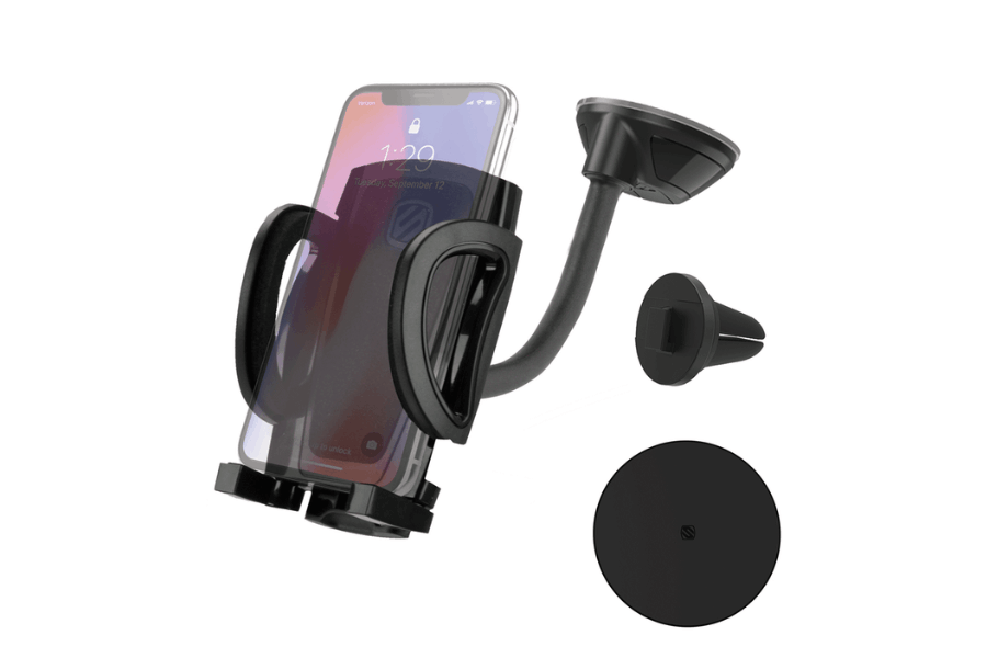 Scosche StuckUp™ 4-in-1 Universal Mounting Kit – Window, Dash, Vent & Cup Holder