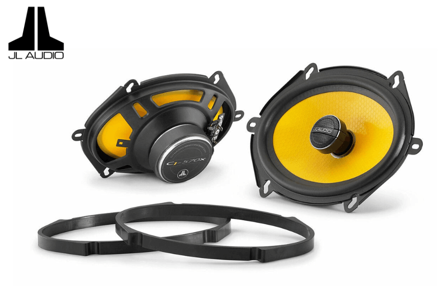 JL Audio C1-570x 5"x7" / 6"x8" Coaxial Car Speakers | 2-Way | 50 Watt RMS