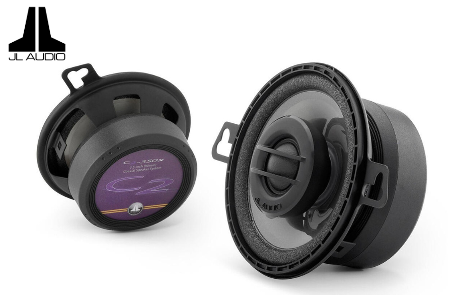 JL Audio C2-350x 3.5" (90mm) Coaxial Car Speakers | 2-Way | 25 Watt RMS