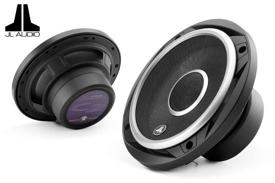JL Audio C2-650x 6.5 Inch (165mm) Coaxial Car Speakers | 2-Way | 60 Watts RMS