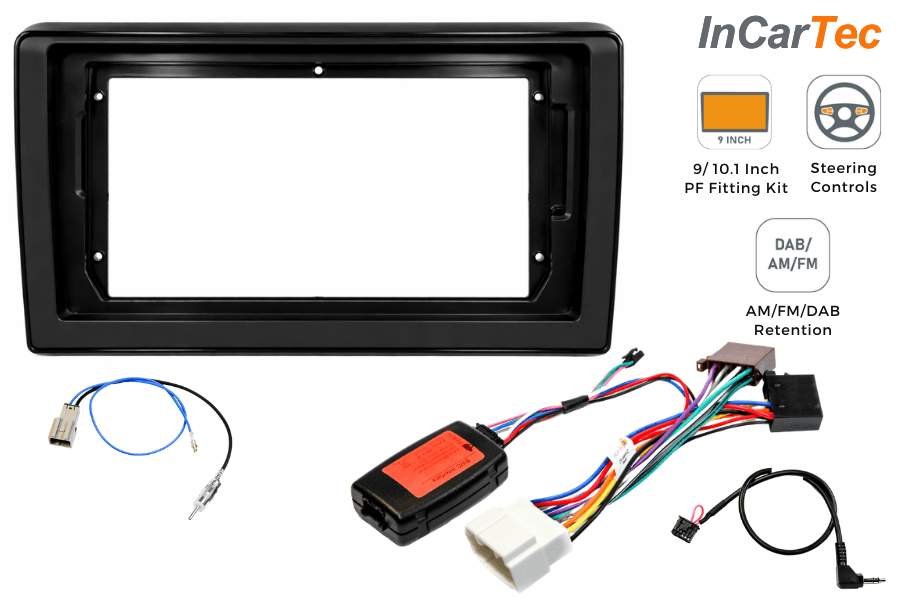Suzuki Swift (2017 Onwards) Pioneer 9" Perfect Fit Kit (Steering Control Retention)