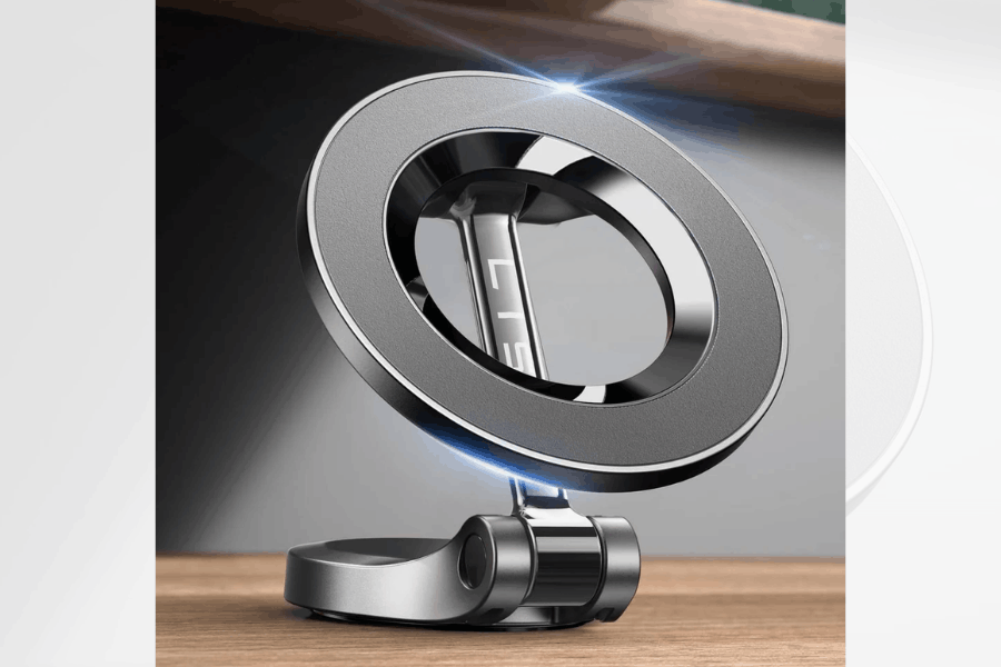LISEN Mini MagSafe Dashboard Car Mount – Magnetic Phone Holder for iPhone & Android