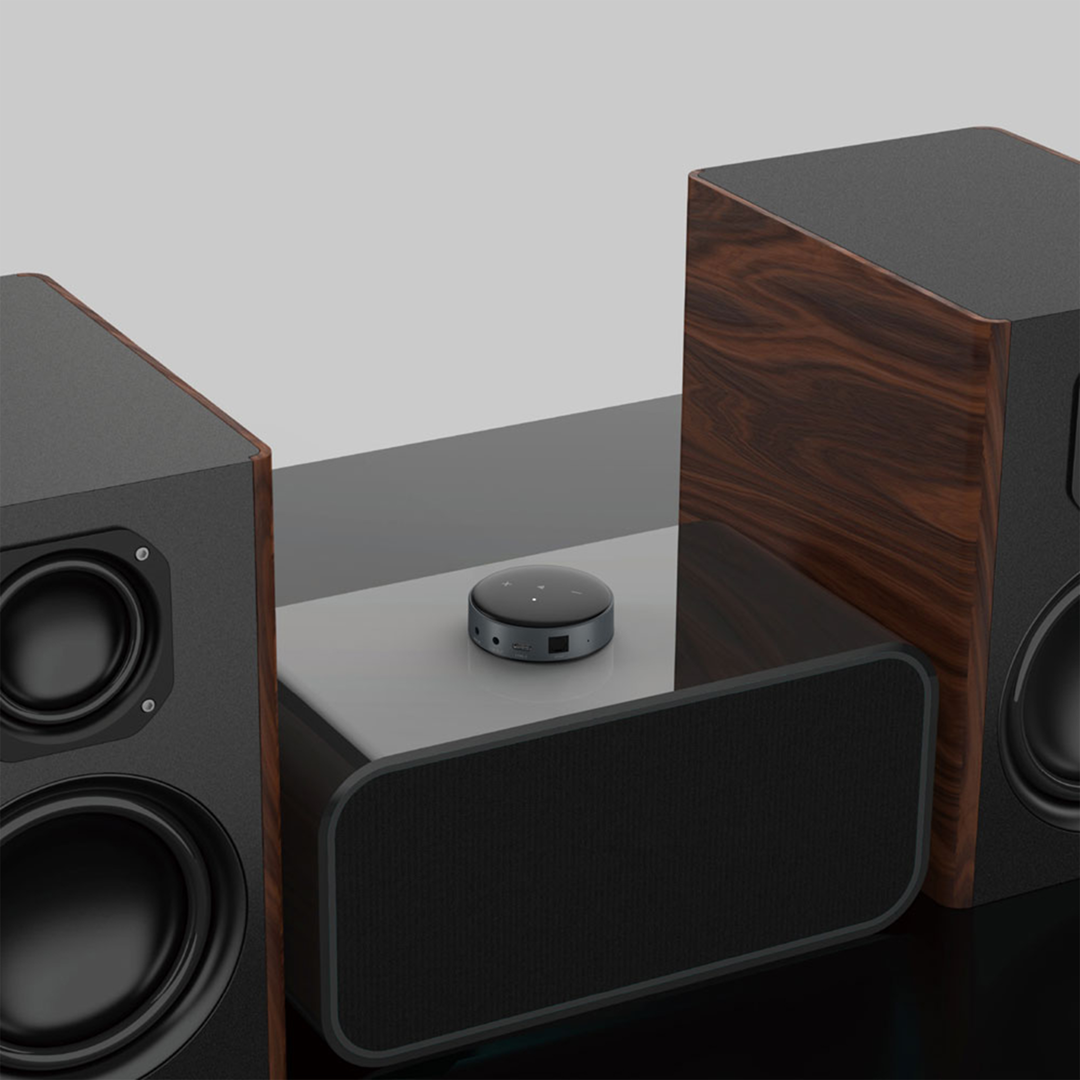 WiiM Home Mini Music Streamer with Hi-Res Audio, AirPlay 2 & Spotify Connect