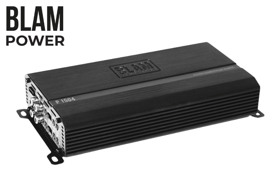 BLAM Power P1504 2/3/4-Channel Compact Class D Amplifier