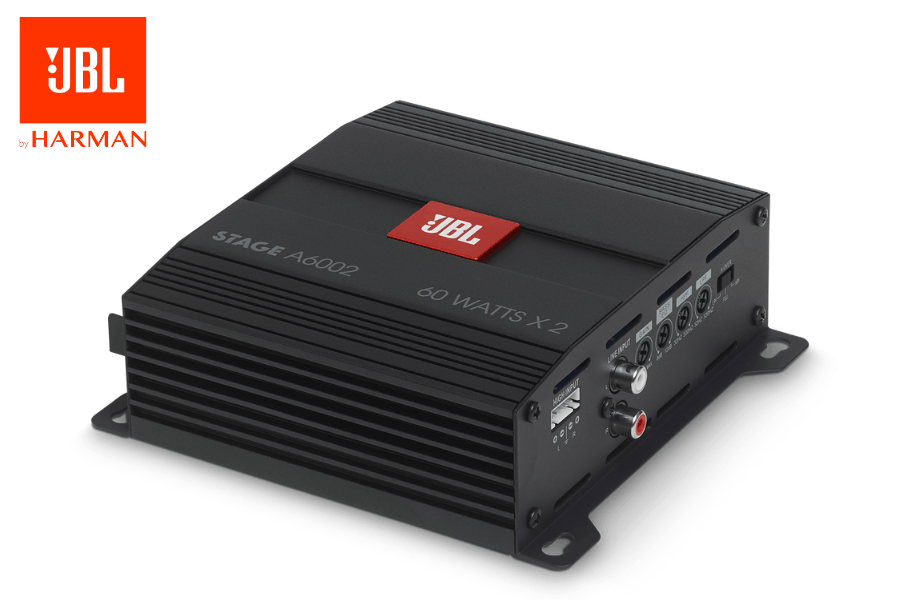 JBL Stage A6002 2 Channel Class D Amplifier | 60W x2 @ 4 Ohm