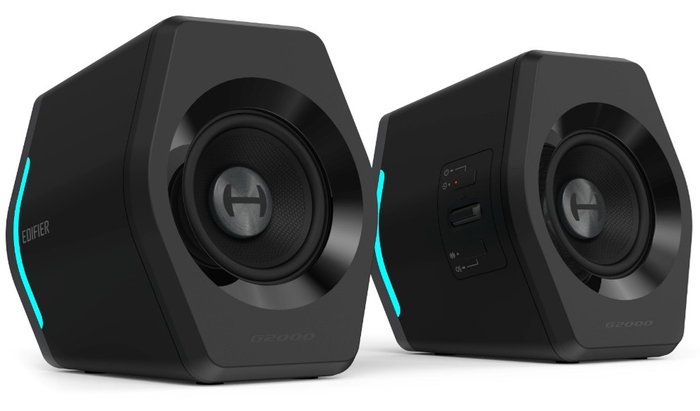 Edifier G2000 2.0 Bluetooth Gaming Speakers With RGB Lighting - Black
