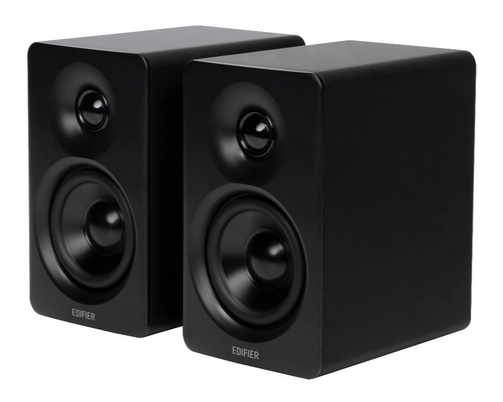 Edifier M60 2.0 Compact Desktop Hi-Res Bluetooth Speaker System - With Stands - Black