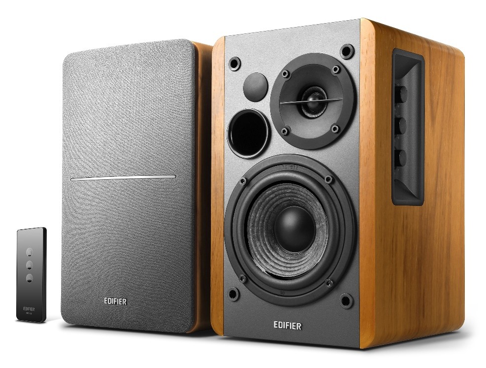 Edifier R1280T Active 2.0 Bookshelf Speaker Set - Brown