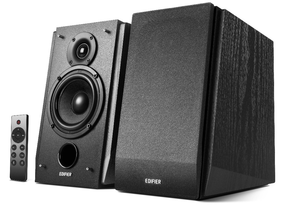 Edifier R1855DB Active 2.0 Bluetooth Bookshelf Speaker Set - Matte Black
