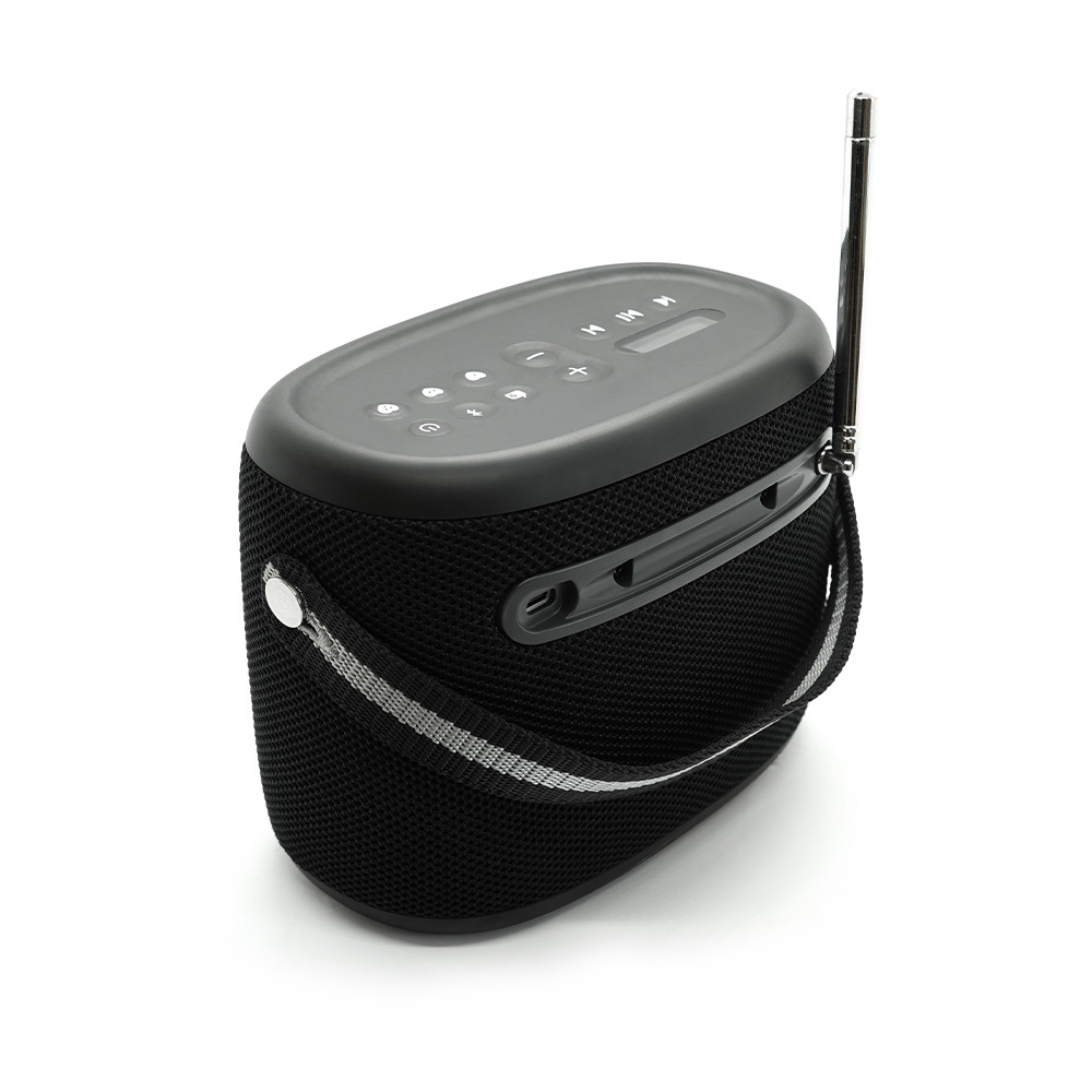 PURE Woodland Waterproof Outdoor Speaker with Bluetooth and FM/DAB+ Radio, Black