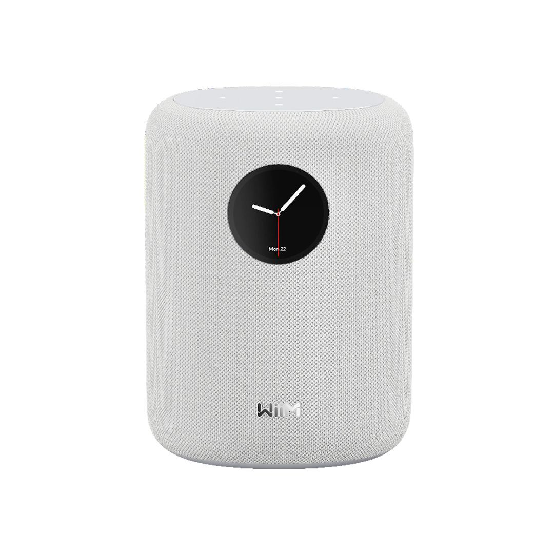 WiiM Home Smart Speaker with Hi-Res Audio, RoomFit™ & Multi-Room Streaming - White