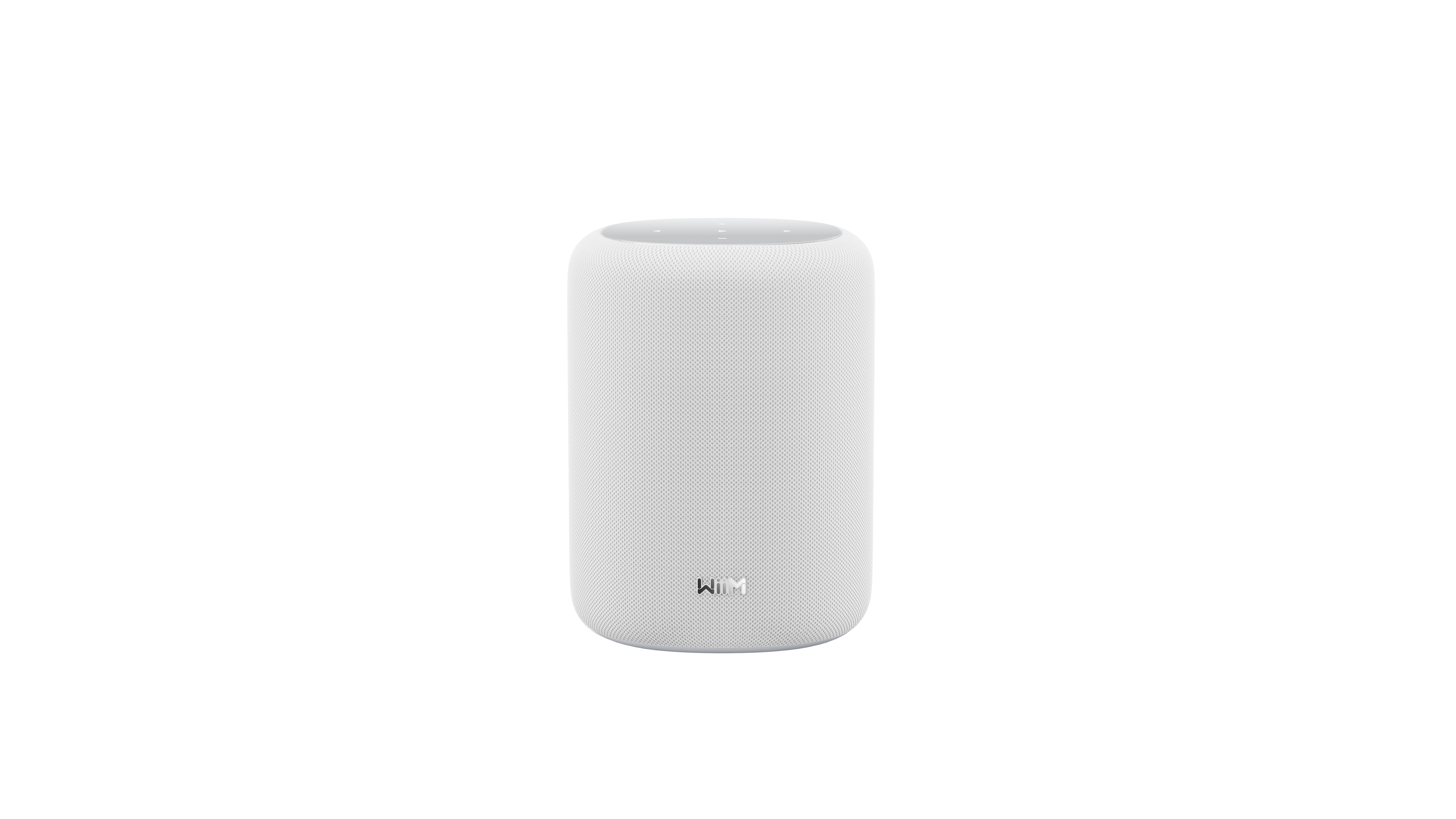 WiiM Home Sound Lite Smart Speaker with Hi-Res Audio, RoomFit™ & Multi-Room Playback - White