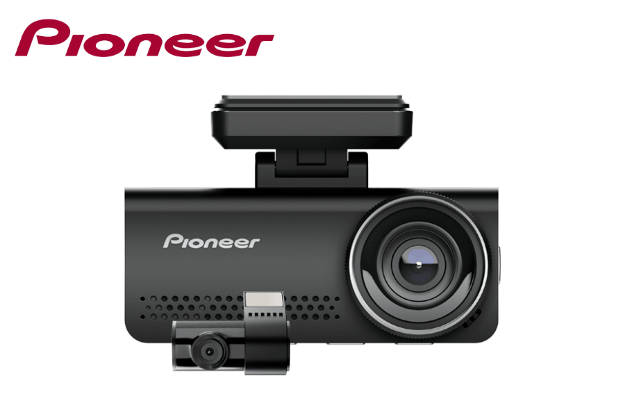 Pioneer VREC-Z820DC 4K Front and Rear Dash Camera with 3.2 Inch IPS Touchscreen