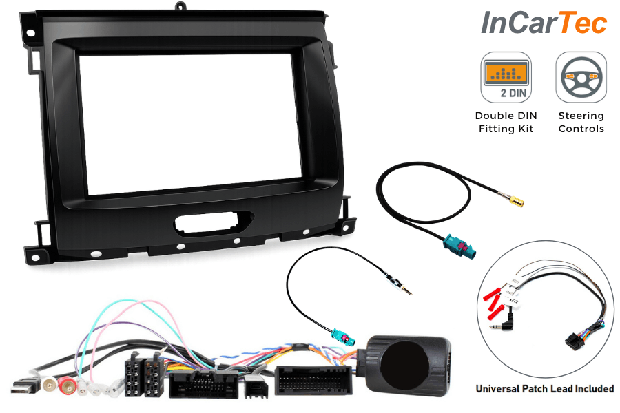 Ford Ranger XL (2015-2022) Double DIN Car Stereo Fitting Kit (Without CD Player)