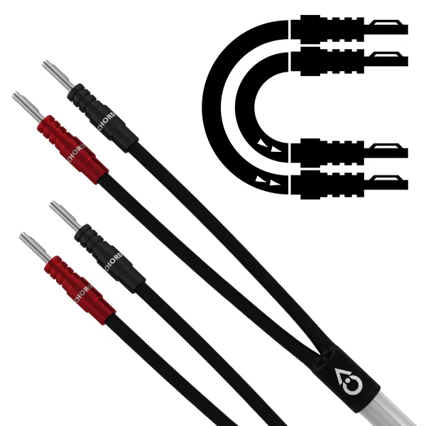 Chord ClearwayX Speaker Cable 3m Banana to Banana Pair