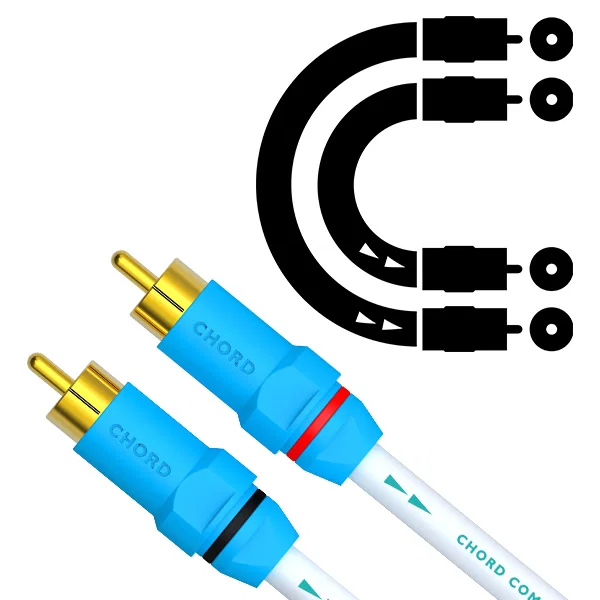 Chord C-series 2RCA to 2RCA Cable 0.5m