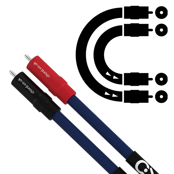 Chord ClearwayX 2RCA to 2RCA Cable 0.5m