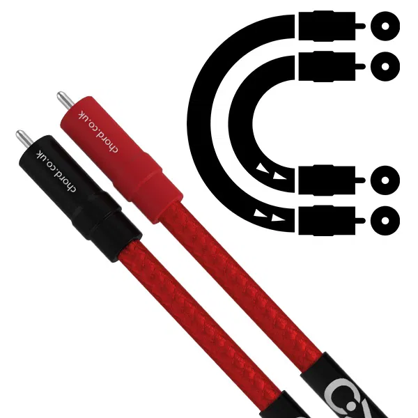 Chord ShawlineX 2RCA to 2RCA Cable 0.5m