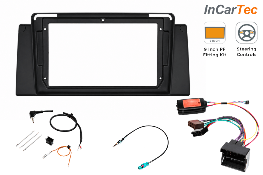 BMW X5 E53 2000-2006 9 Inch Perfect Fit Stereo Fitting Kit – Standard Audio